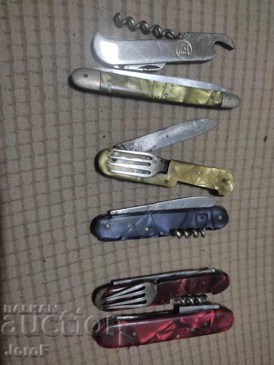 Cuțite vechi de buzunar