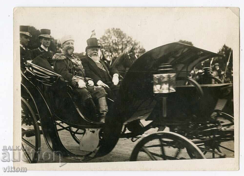 Tsar Ferdinand Paris with the President of France Fallières original