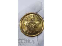 Extremely Rare Bulgarian Royal Insignia Train Chief Railway