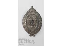 Много рядък царски полкови знак 1915-1918 BERLIN