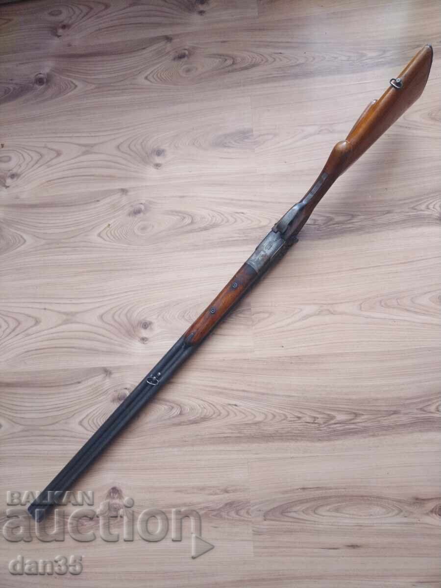 Auction  OLD DOUBLE-BARRELED SHOTGUN 16 GAUGE