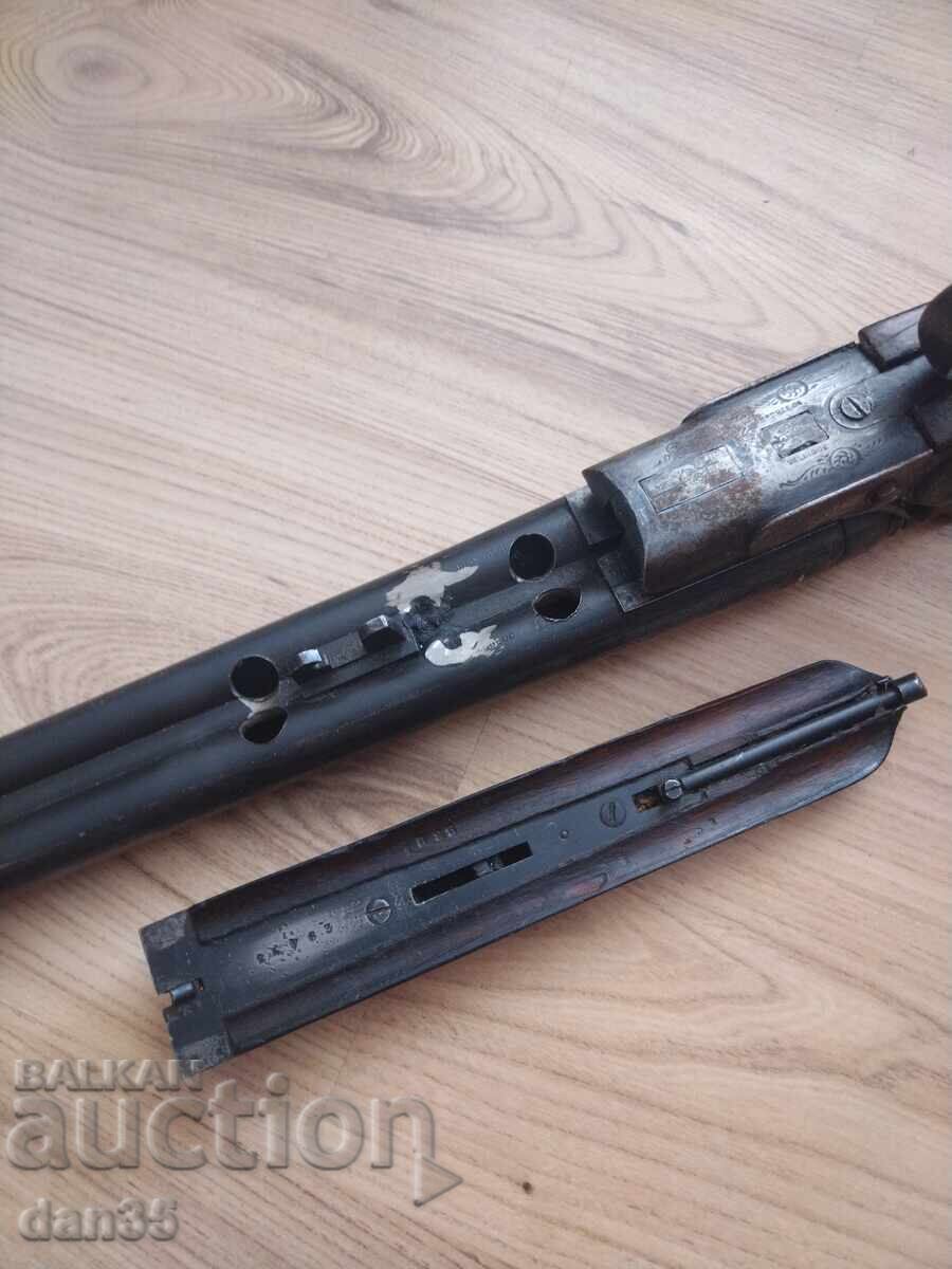 OLD DOUBLE-BARRELED SHOTGUN 16 GAUGE - 5 OLD DOUBLE-BARRELED SHOTGUN 16 GAUGE - 5