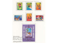1979 Bulgaria. Jocurile Olimpice - Moscova'80, URSS + Blocul III.