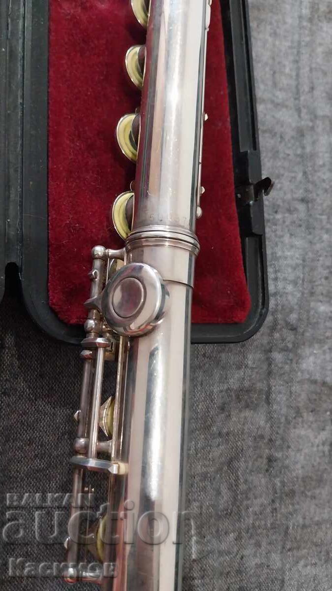 Almost New Branded Silver-Plated Flute "YAMAHA" Made in Japan - 9