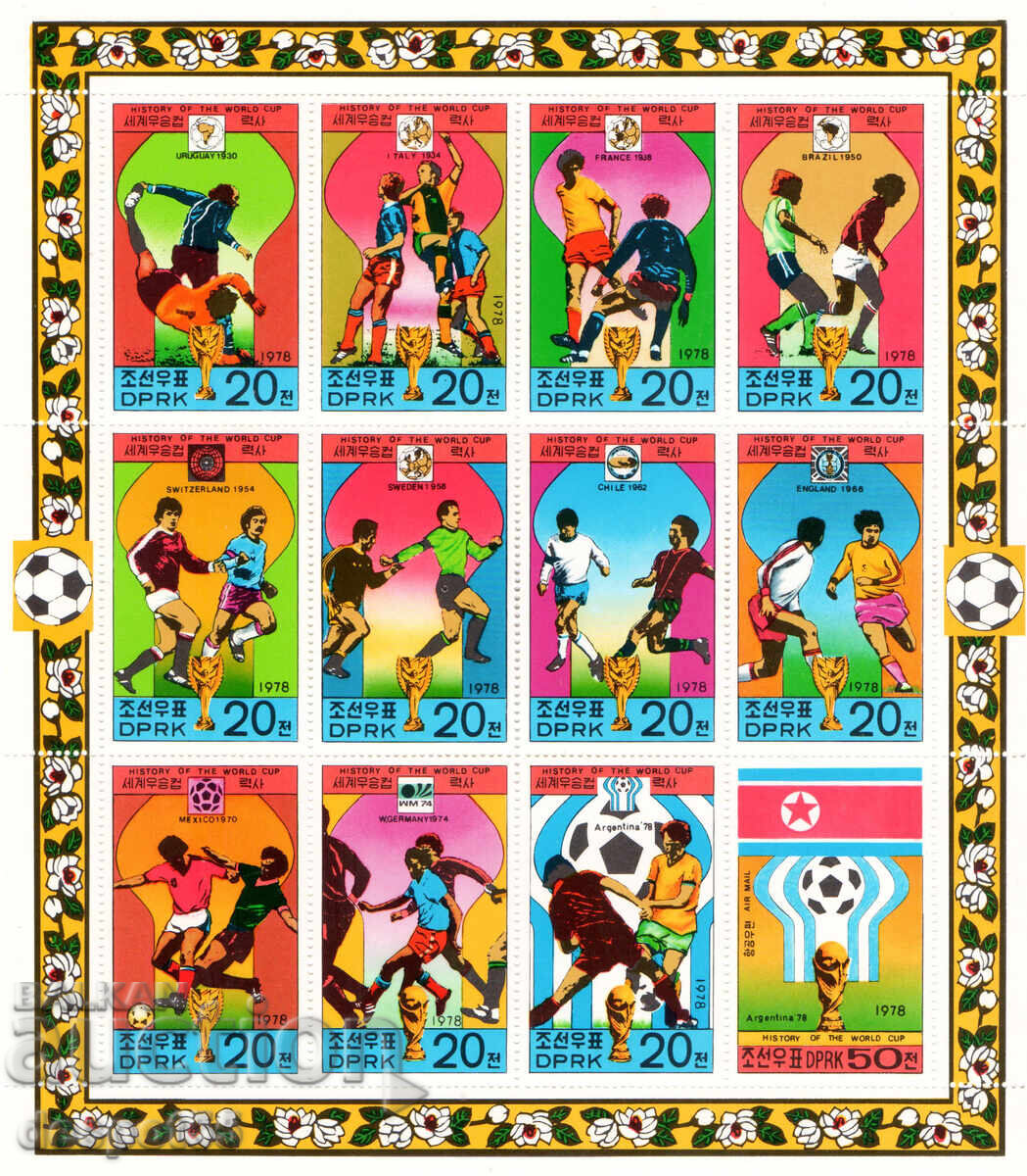 1978 Coreea de Nord. Fotbal - Istoria Cupei Mondiale