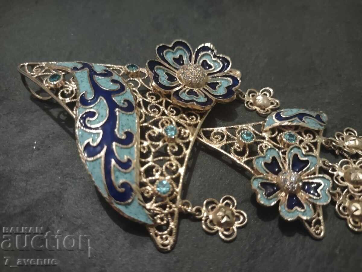 Аукцион Колие, медальон с емайл, дълъг около 15 см,  21.11.2025