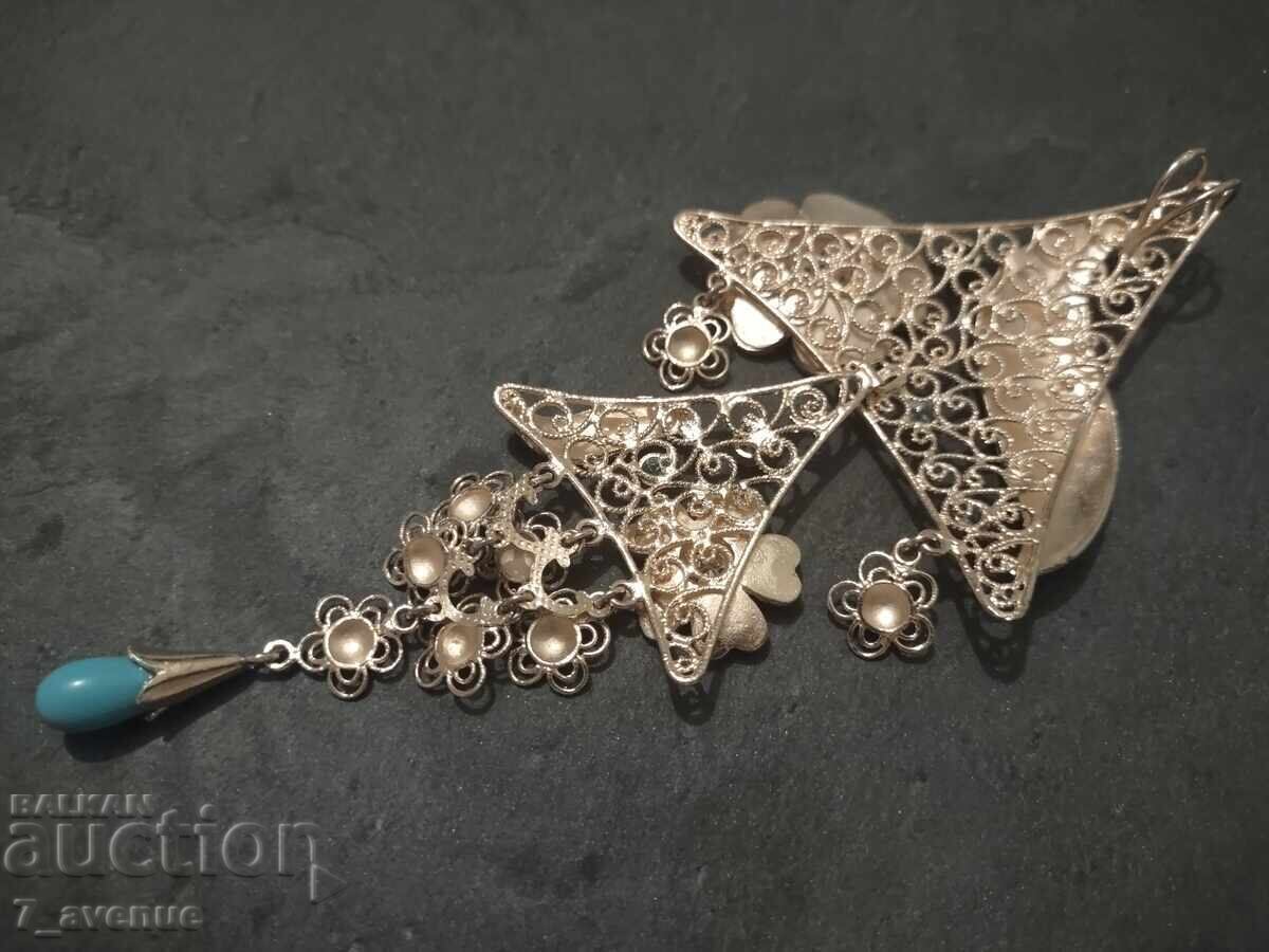 Колие, медальон с емайл, дълъг около 15 см,  21.11.2025 - 7