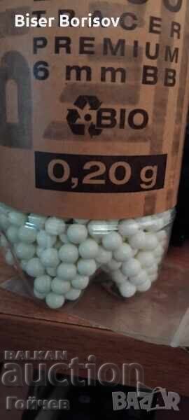 Airsoft Glow-in-the-Dark BBs 6mm Tracer 0.20g 500 pieces