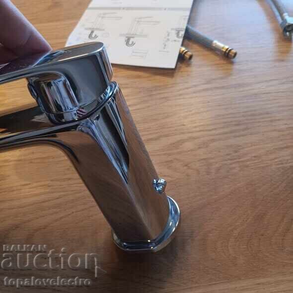 Смесител за баня с 1 ръкохватка, хром, месинг - 7