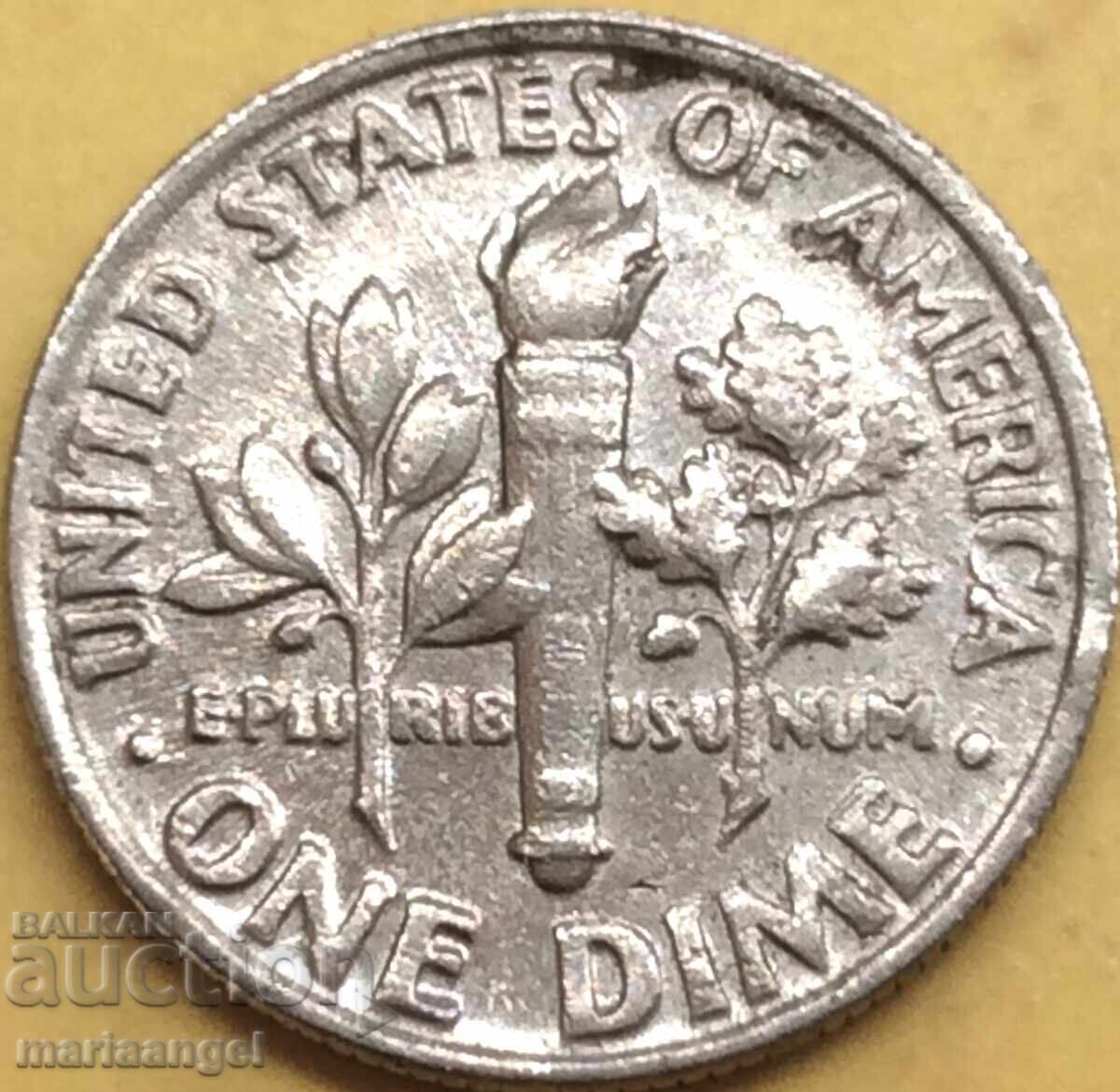 10 λεπτά 1988 ΗΠΑ Πρόεδρος Τζ. Μπους έγινε με τιμή 0.49 BGN | € 0.25