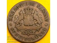 Nassau 1 Kreuzer 1859 Germania