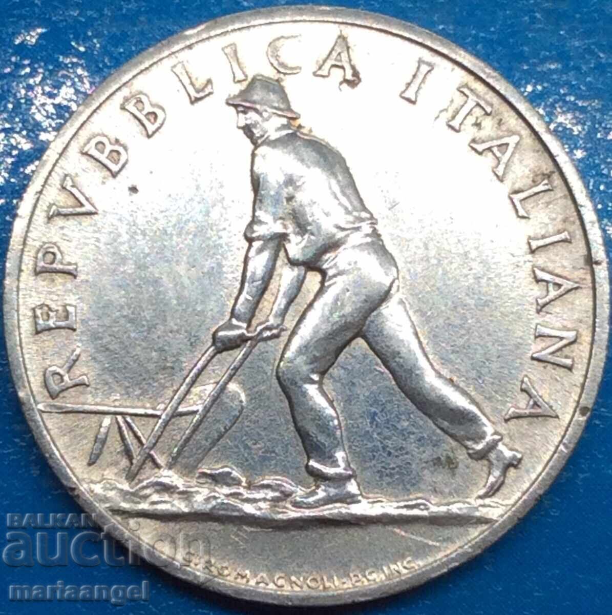 2 lire 1948 Italia - nu obișnuit