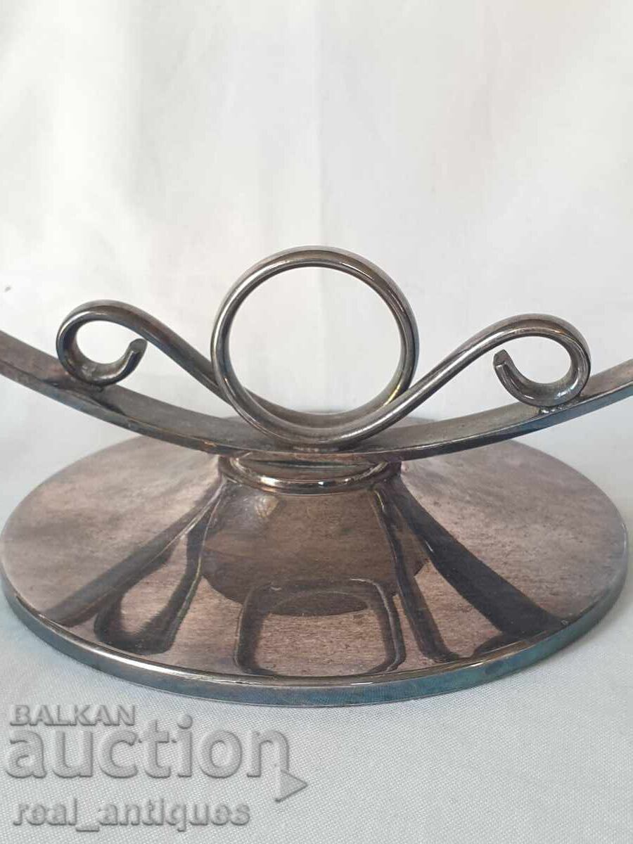 Licitație Sfeșnic placat cu argint Licitație Sfeșnic placat cu argint