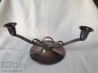 Sfeșnic placat cu argint