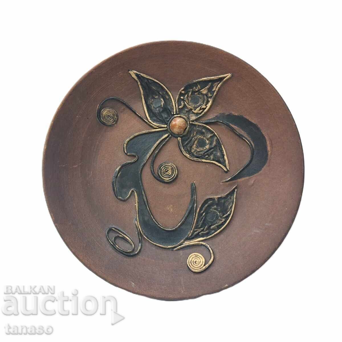 Χειροποίητο κεραμικό πιάτο τοίχου (1.4) Χειροποίητο κεραμικό πιάτο τοίχου (1.4)