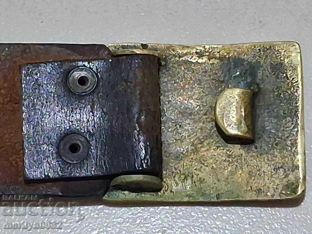 Army belt buckle with the coat of arms of the Kingdom of Bulgaria - 5