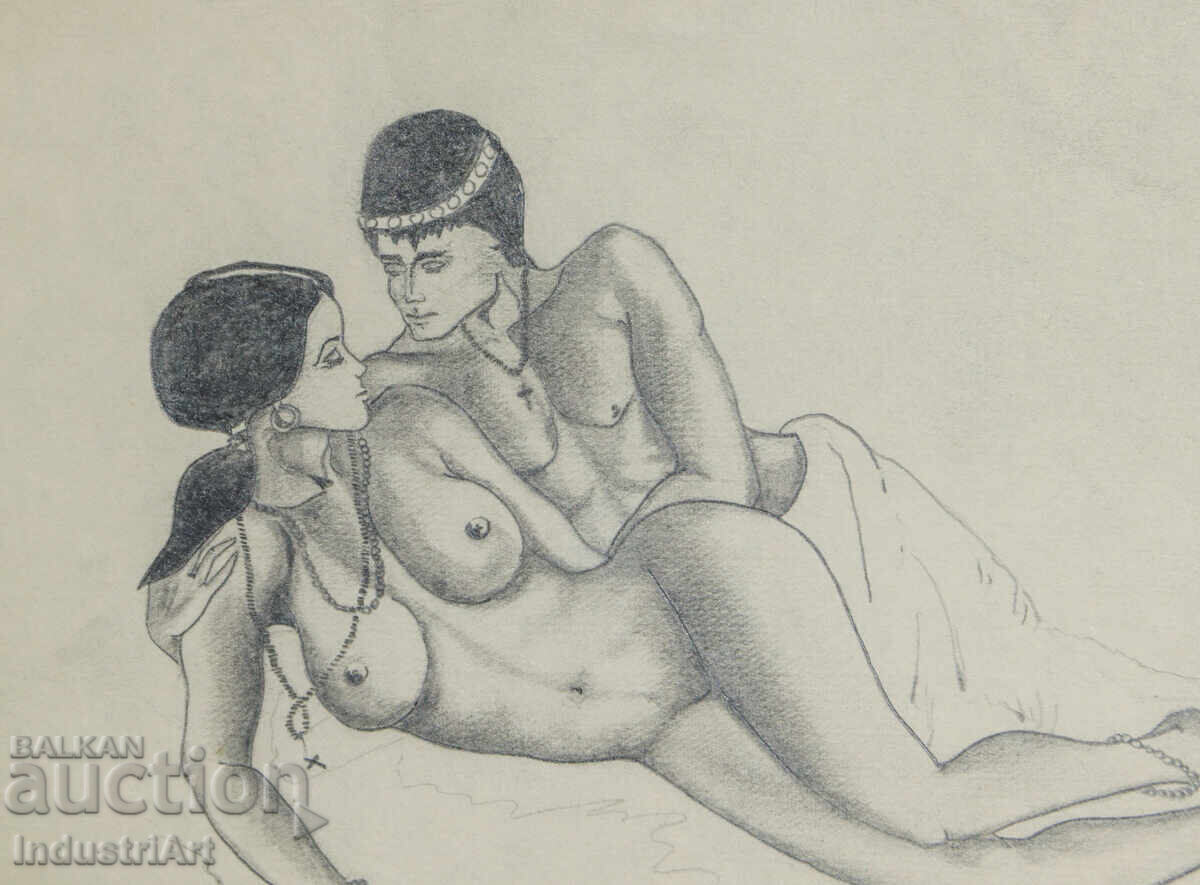 Delivery of Erotic drawing pencil portrait nude bodies Delivery of Erotic drawing pencil portrait nude bodies