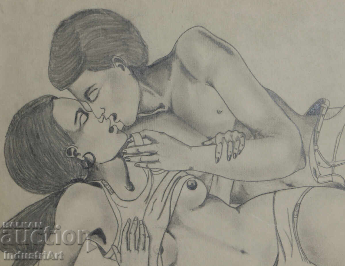Livrarea Desen erotic cu creion, portret, corpuri goale