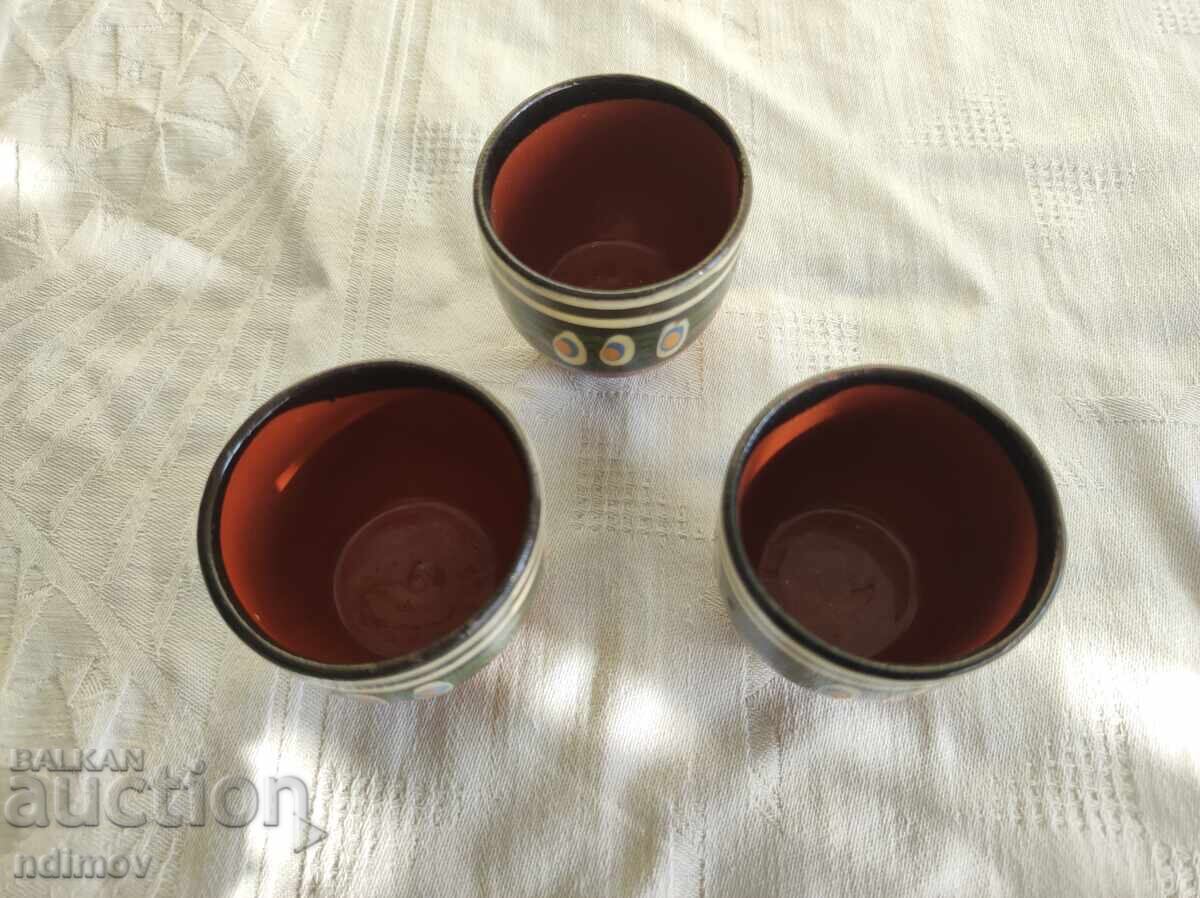 Ceramic cups for heated rakia - 5 Ceramic cups for heated rakia - 5