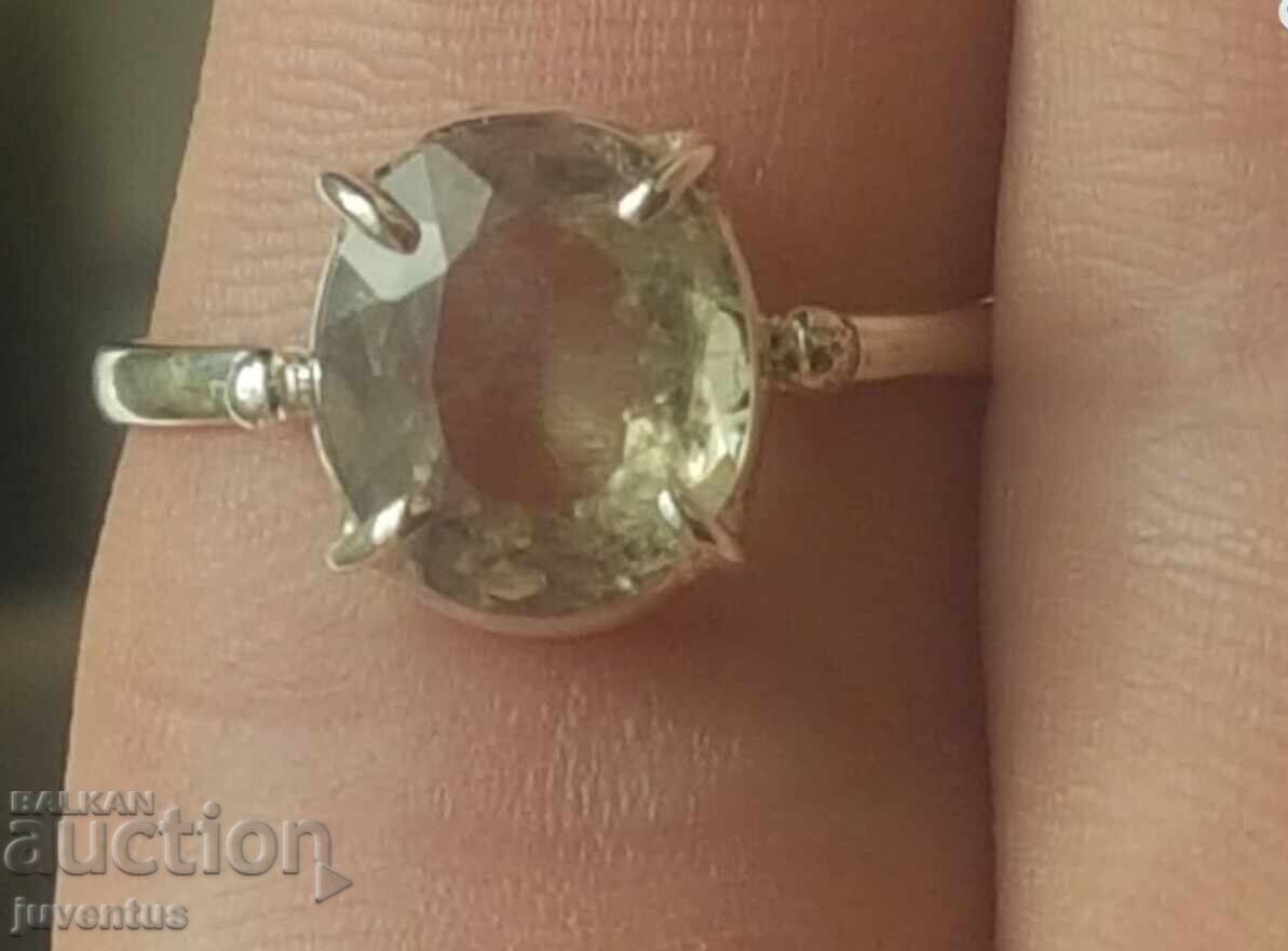 Auction SILVER RING WITH NATURAL SULTANITE (TURKEY) CERTIFICATE Auction SILVER RING WITH NATURAL SULTANITE (TURKEY) CERTIFICATE