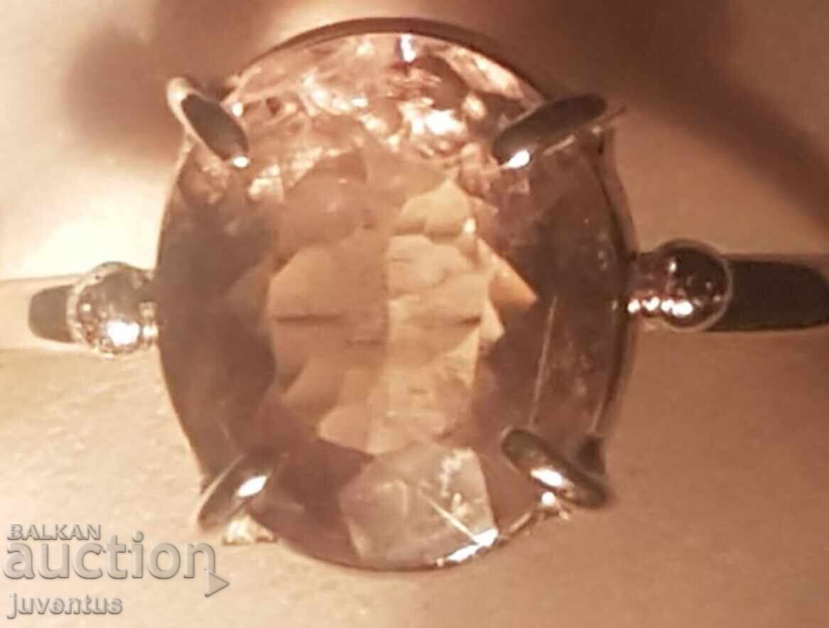 SILVER RING WITH NATURAL SULTANITE (TURKEY) CERTIFICATE - 5 SILVER RING WITH NATURAL SULTANITE (TURKEY) CERTIFICATE - 5