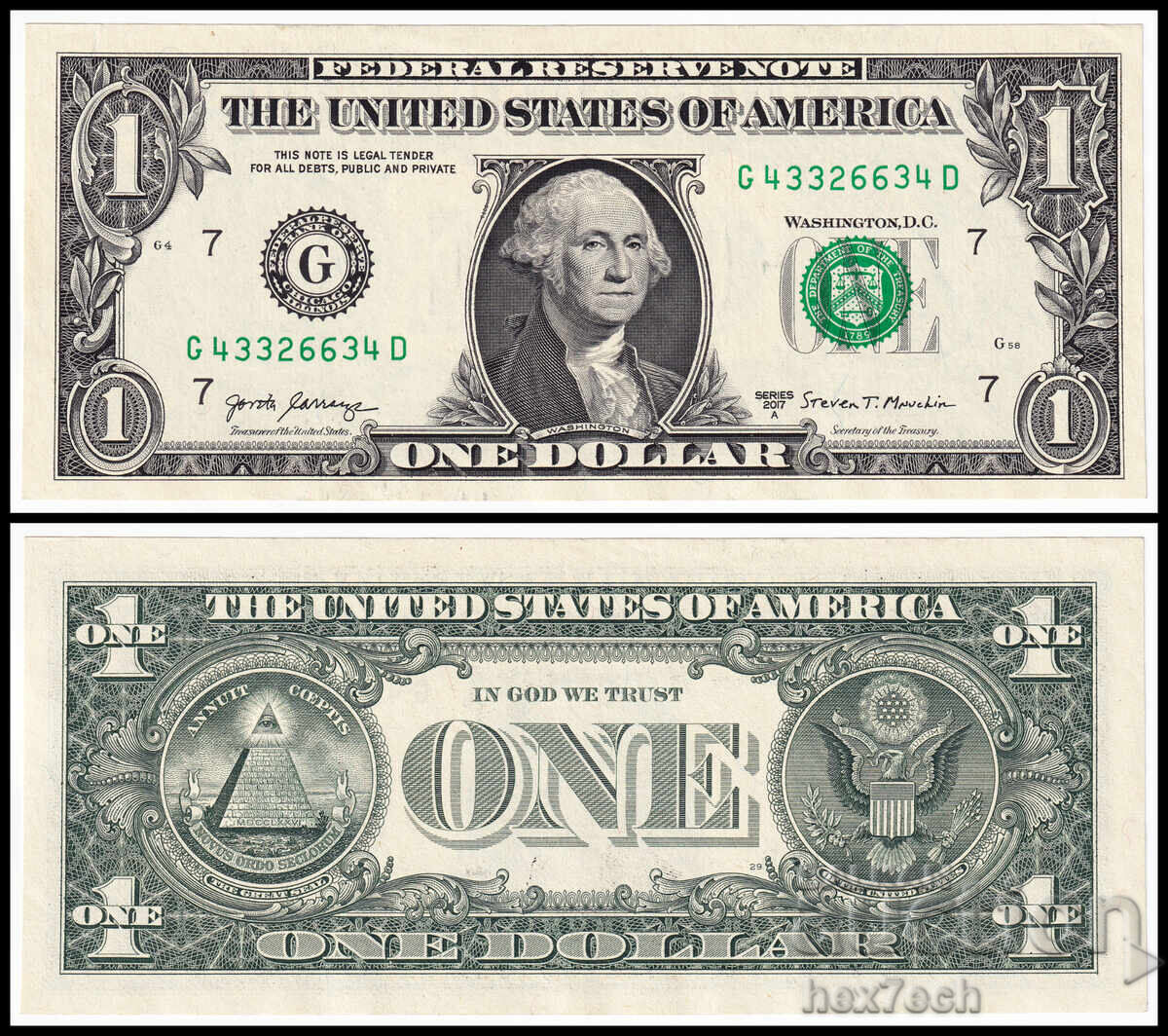 ❤️ ⭐ ΗΠΑ 2017 1 δολάριο Σικάγο G ⭐ ❤️