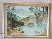 Tablou vechi în ulei!