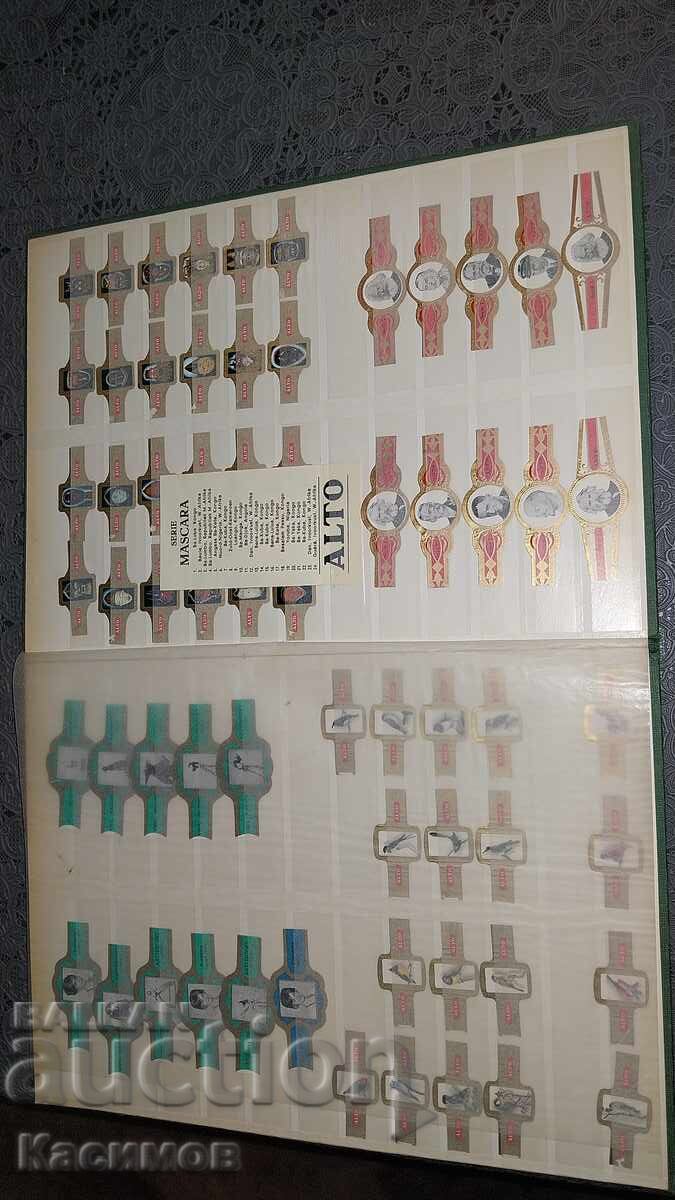 Brand new antique cigarette packets from almost all continents - 9