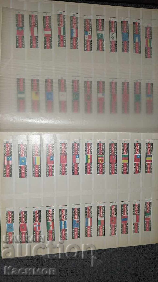 Brand new antique cigarette packets from almost all continents - 11