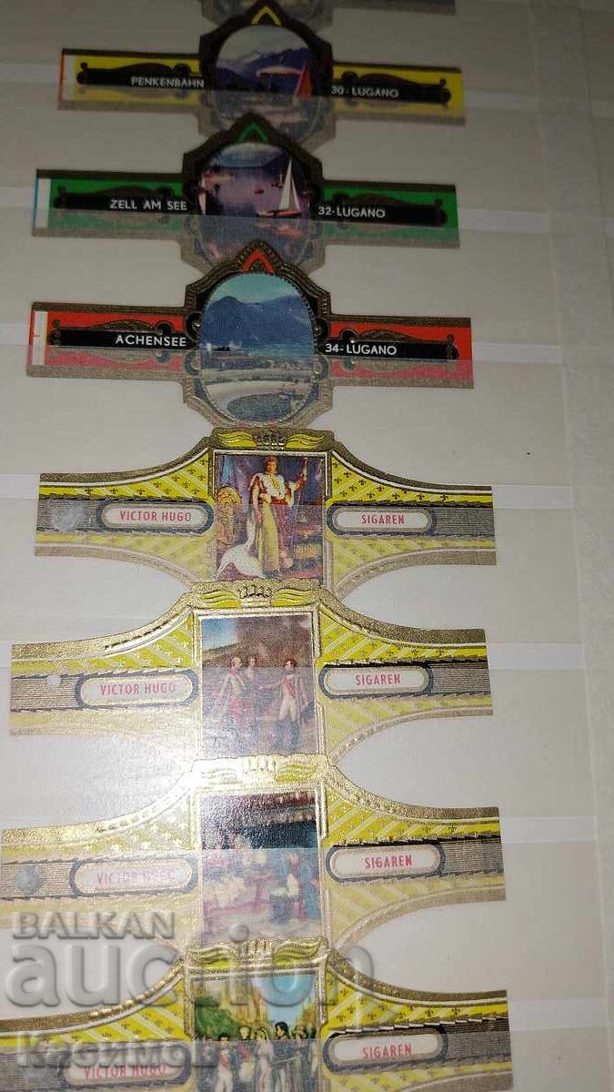 Brand new antique cigarette packets from almost all continents