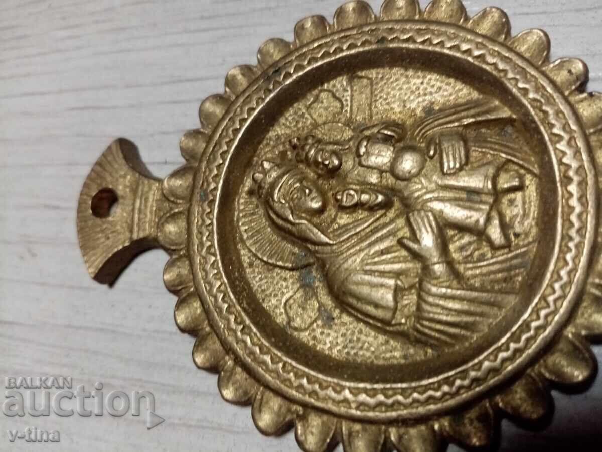 Аукцион Стара икона Панагия Богородица и Исус Аукцион Стара икона Панагия Богородица и Исус