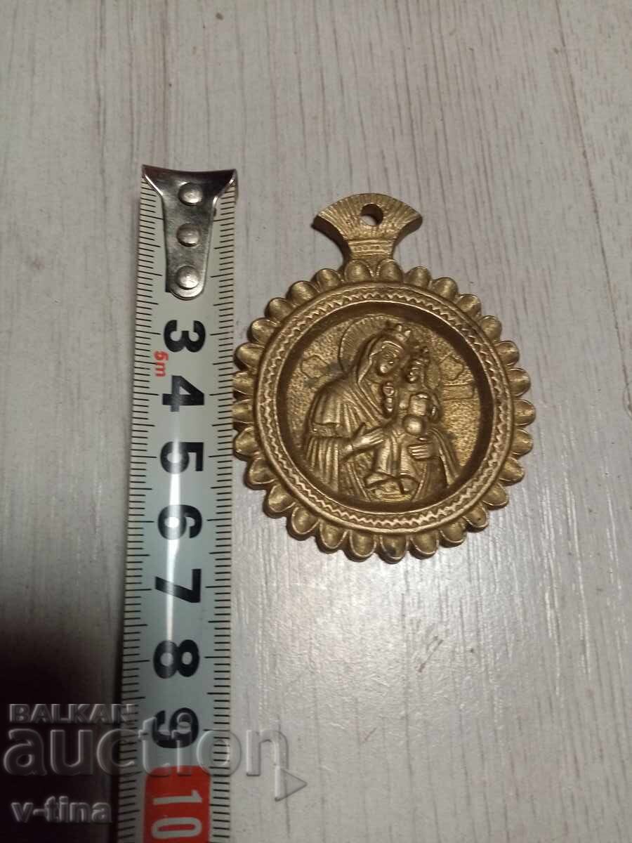 Стара икона Панагия Богородица и Исус - 5 Стара икона Панагия Богородица и Исус - 5