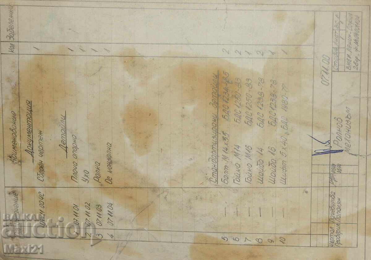 Old portrait painting, tempera paints - 6