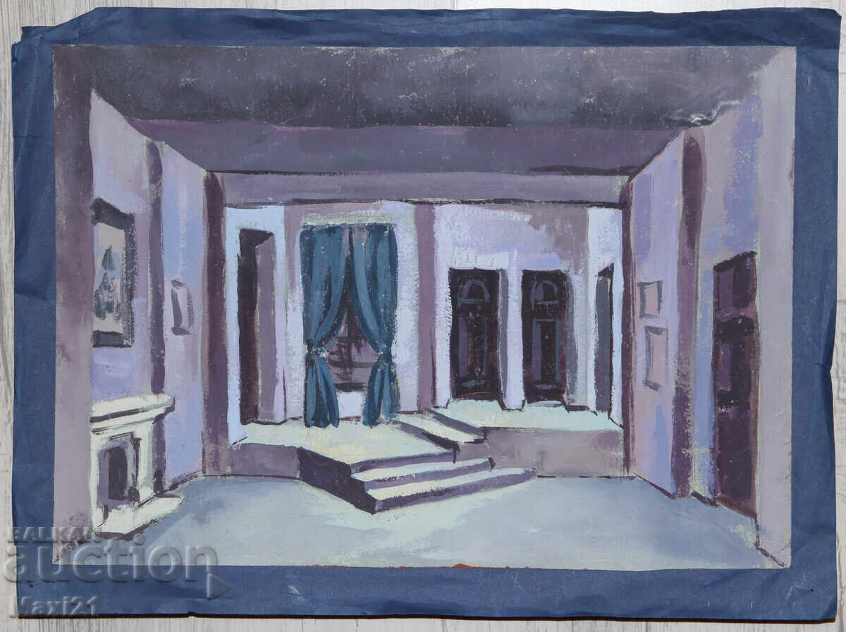 Картина темперни бои сценография интериор с цена 180.00 лв. | € 92.03