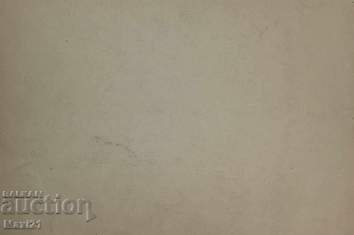 Old watercolor painting landscape boats - 5