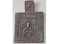 Icoană rusească de bronz veche, secolul al XIX-lea