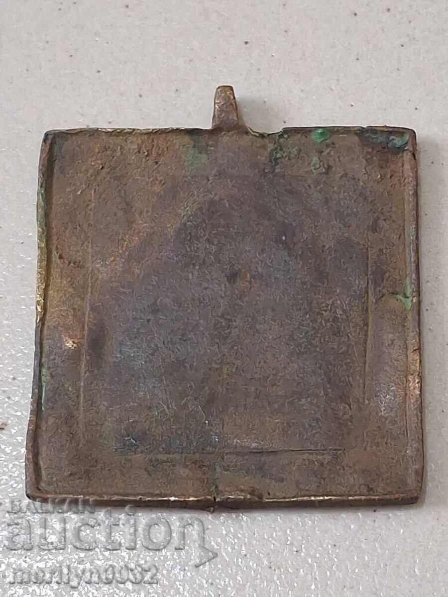 Δημοπρασία Αρχαία χάλκινη ρωσική εικόνα 19ου αιώνα