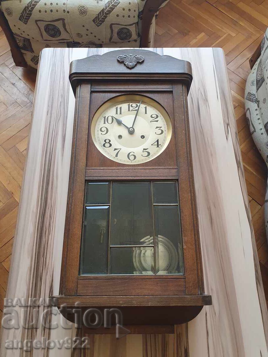 Old German Wall Clock WORKING Old German Wall Clock WORKING