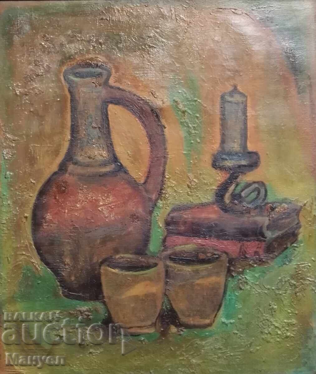 Still Life by Trifon Drandarov with price 249.90 BGN | € 127.77
