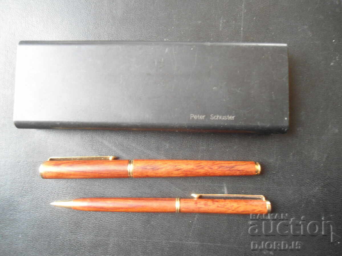 Pen and Ballpoint Pen Set, Peter Schuster - 6 Pen and Ballpoint Pen Set, Peter Schuster - 6