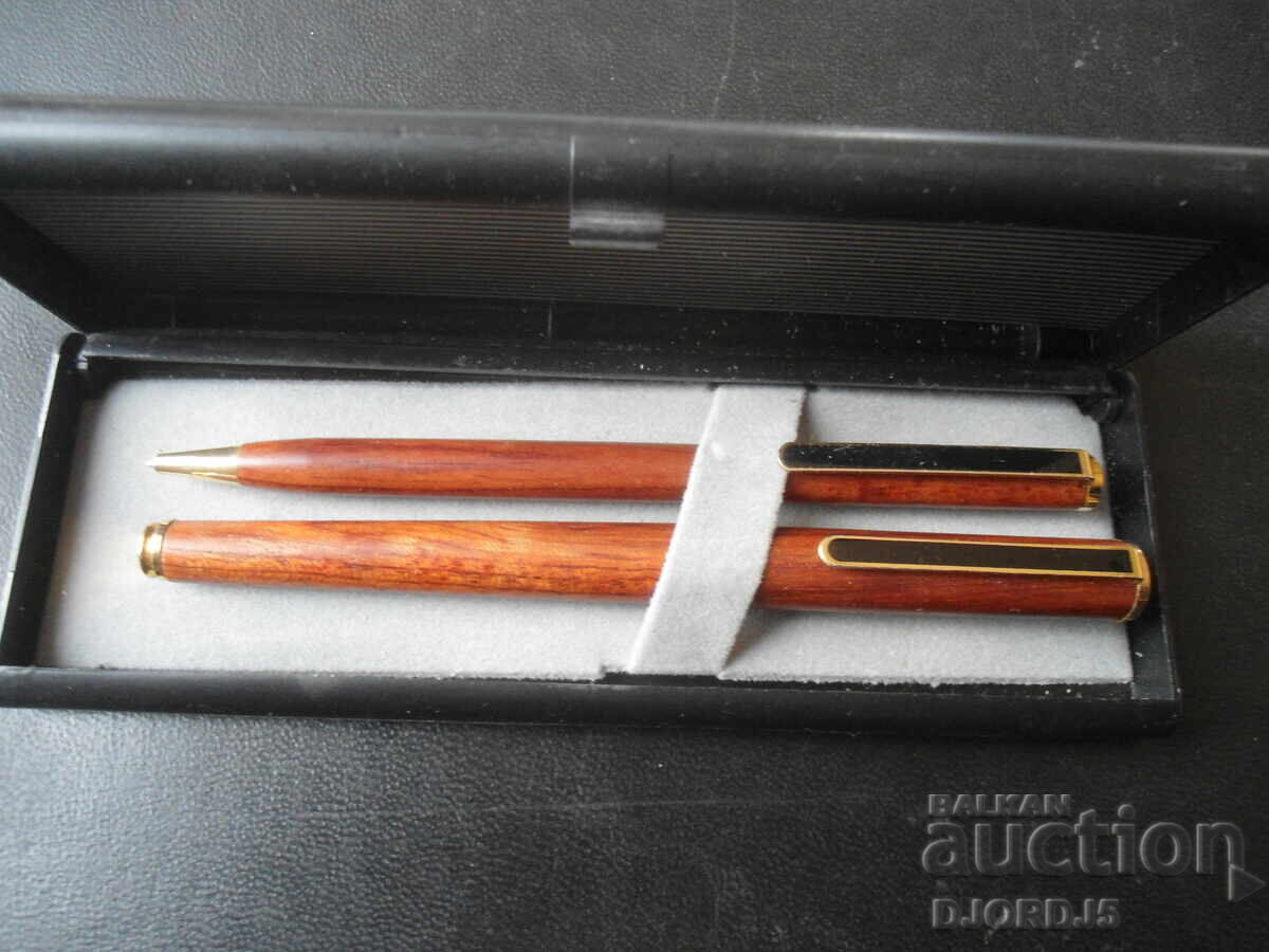 Pen and Ballpoint Pen Set, Peter Schuster Pen and Ballpoint Pen Set, Peter Schuster