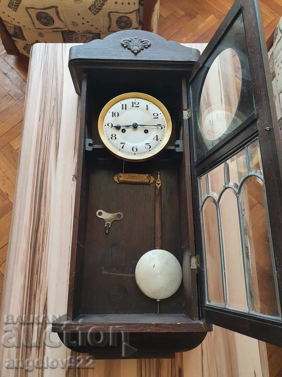 GUSTAV BECKER German Wall Clock WORKING with price 0.01 BGN | € 0.01