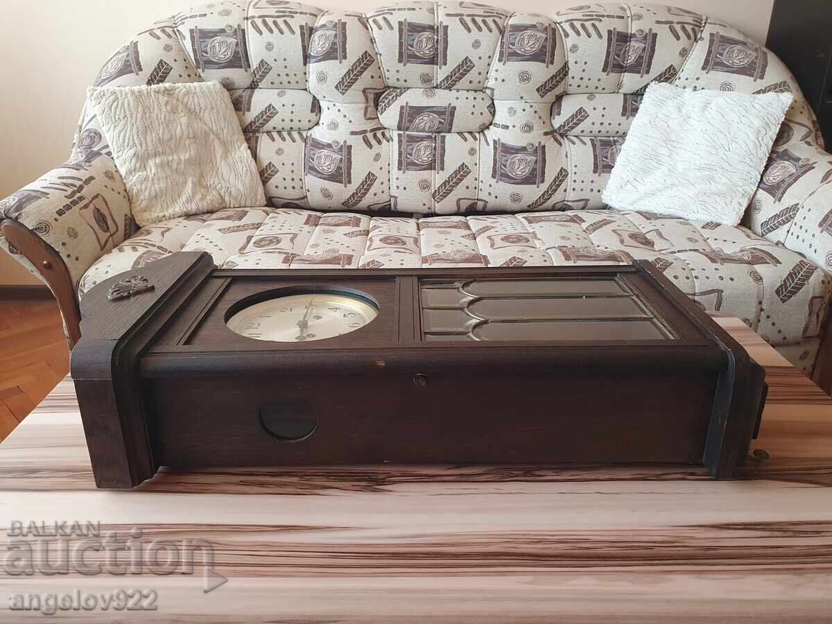 GUSTAV BECKER German Wall Clock WORKING - 6