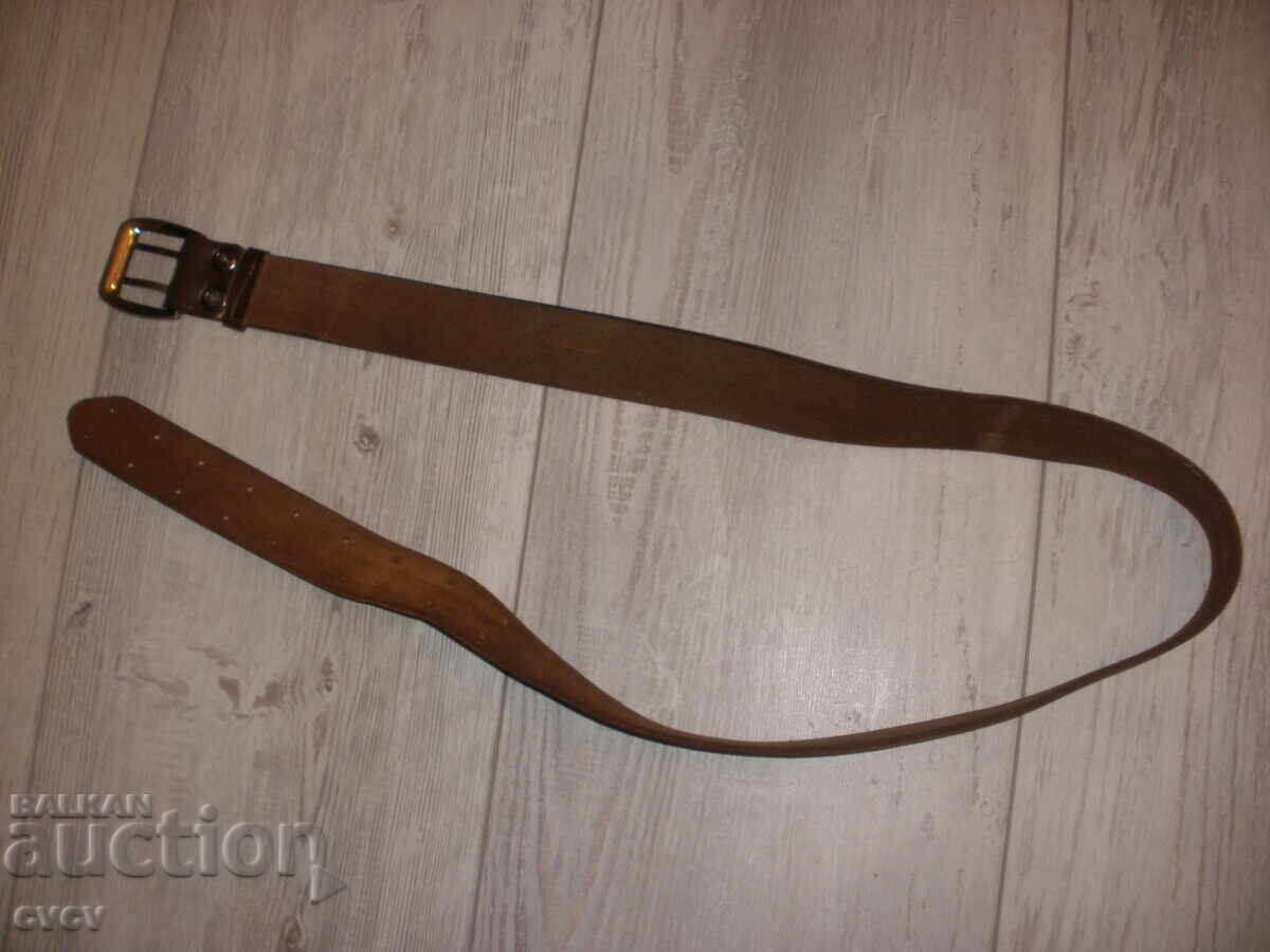 Δημοπρασία Ζώνη από Γνήσιο Δέρμα - καφέ, διπλές τρύπες - Β.Ζ.Κ Δημοπρασία Ζώνη από Γνήσιο Δέρμα - καφέ, διπλές τρύπες - Β.Ζ.Κ