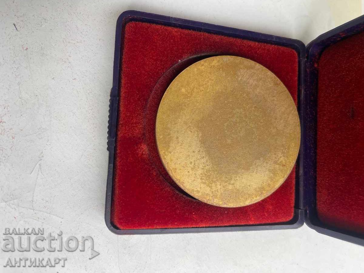 Rare Medal Plaque of the Ministry of Interior Honorary Sign of DOT with Box with price 14.00 BGN | € 7.16