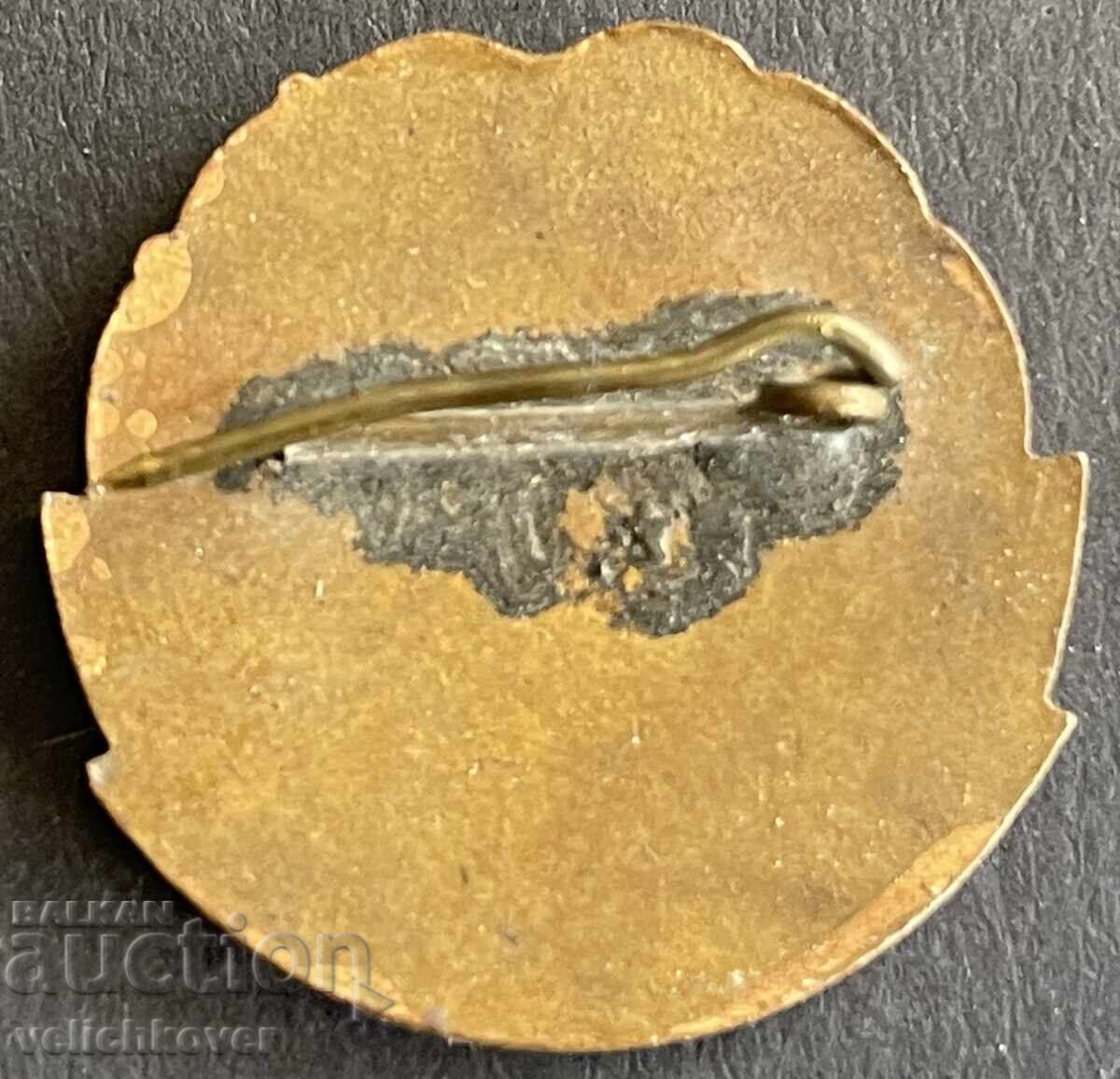 42155 България знак 25г. Хор на Пощенци София 1958г. емайл с цена 20.00 лв. | € 10.23