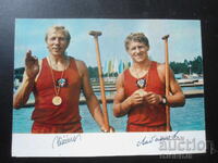 Βλαντάς Τσεσνάς και Γιούρι Λομπάνοφ, Παλιά καρτ ποστάλ, αυτόγραφα