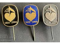 42167 Bulgaria 3 Characters 50g. Musical Theater Operetta 1918-19