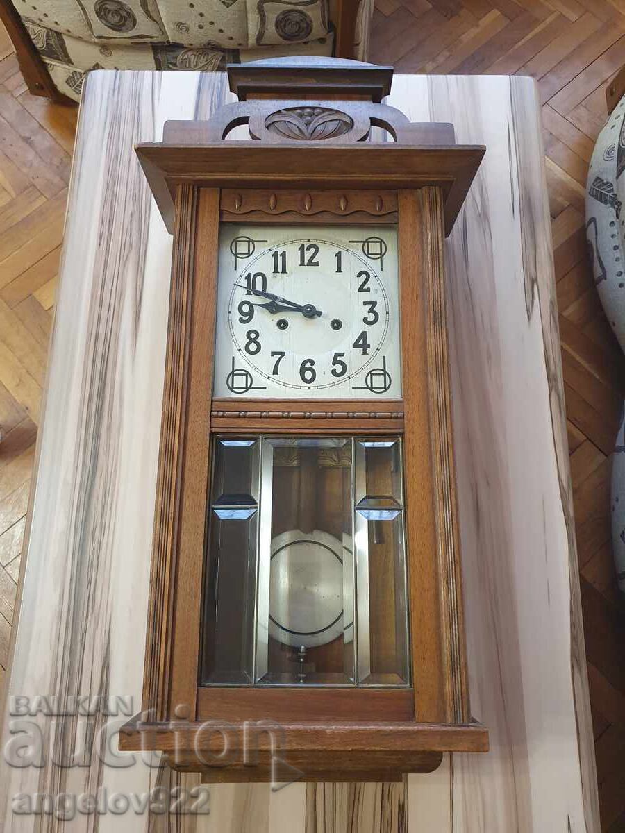 Γερμανικό ρολόι τοίχου Hamburg American ΛΕΙΤΟΥΡΓΙΚΟ Γερμανικό ρολόι τοίχου Hamburg American ΛΕΙΤΟΥΡΓΙΚΟ