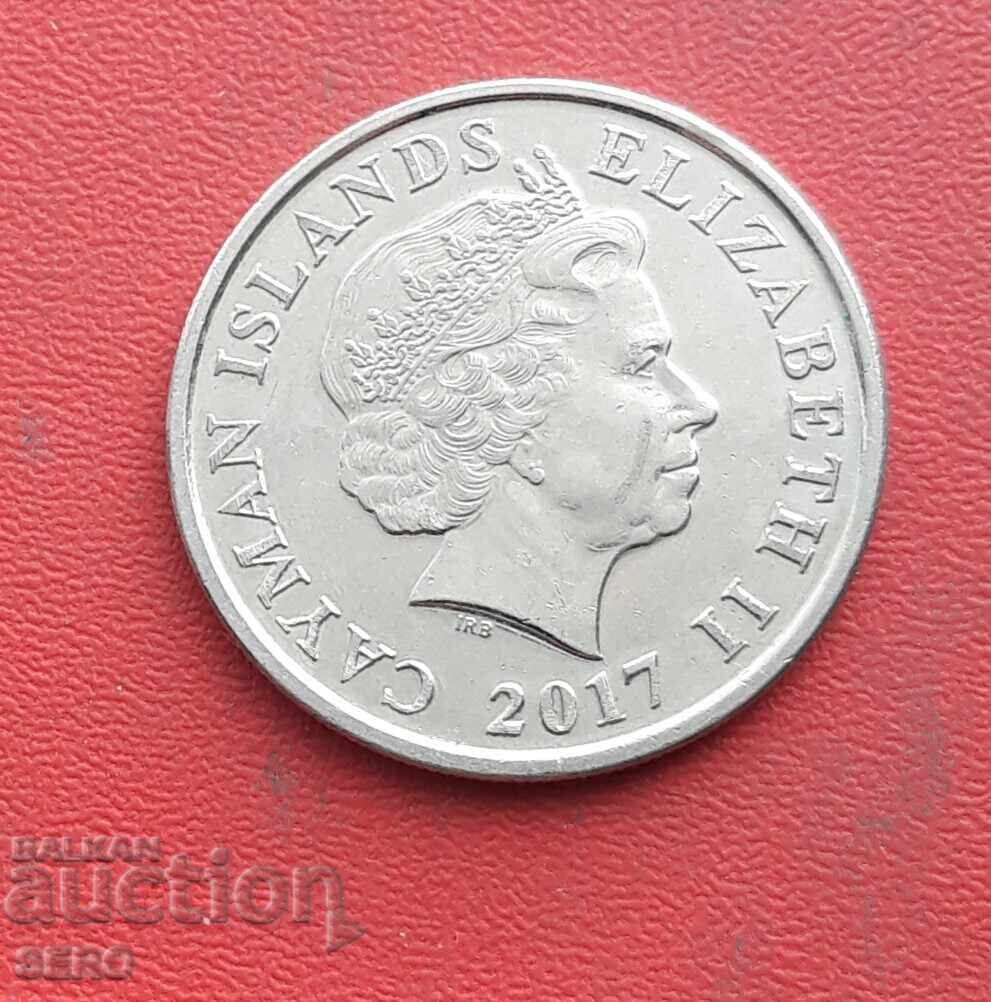 Cayman Islands - 25 Cents 2017 with price 1.51 BGN | € 0.77
